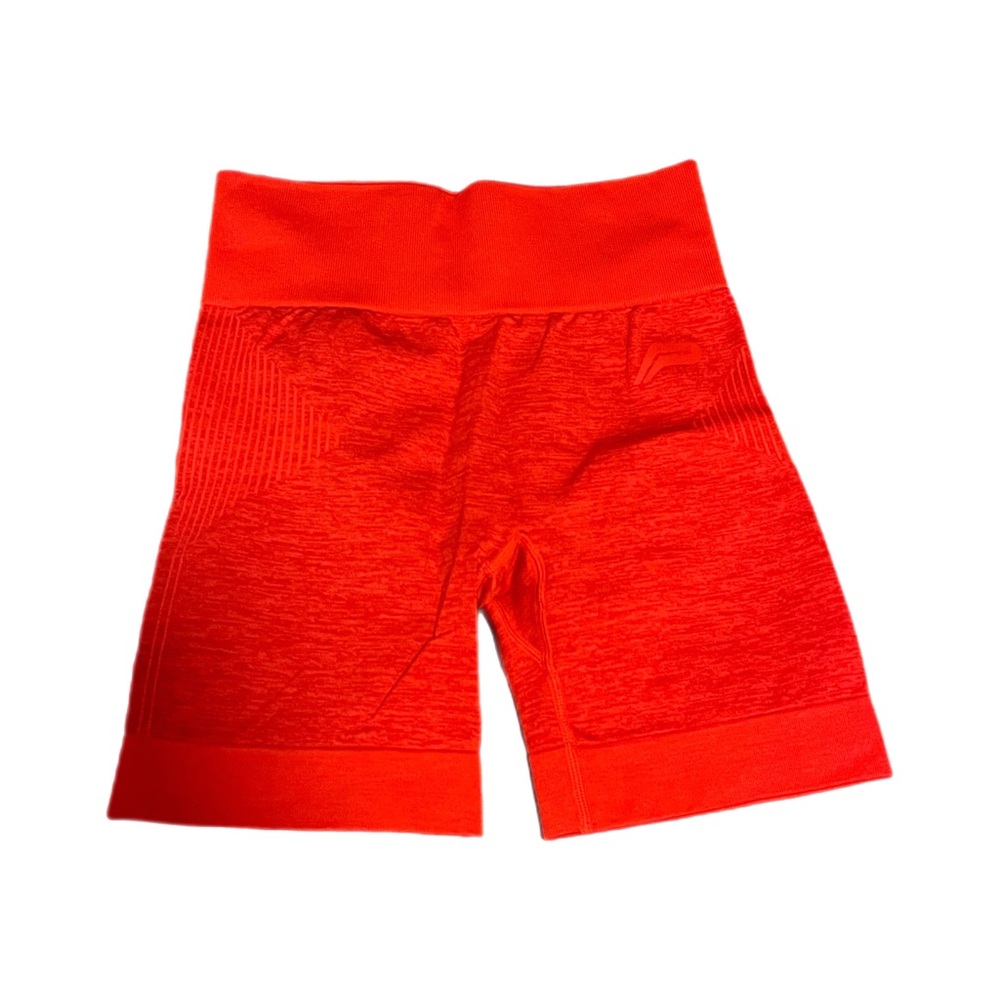 Pursue Fitness red Biked shorts (regular $60)